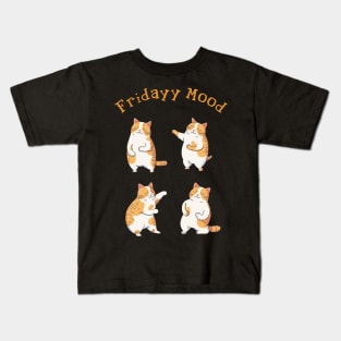 Cat in friday mood Kids T-Shirt